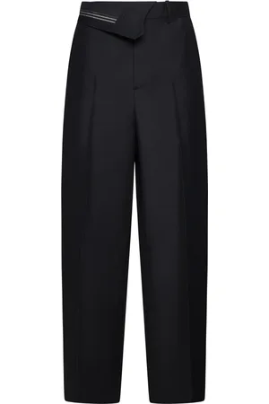 Fendi Byxor, Dam, S, Svarta Stilfulla Byxor