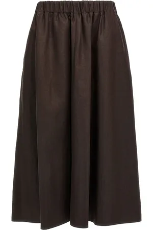 Brunello Cucinelli Kjol, Dam, XS, Linne, Linne Kjol
