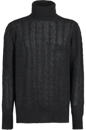 Etro Stickade tröjor & koftor, Herr, M, Lyxig Cashmere Cable-Knit Sweater