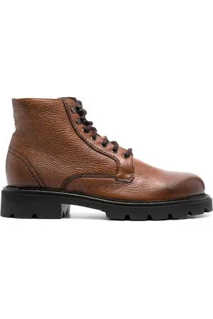 Casadei Skor, Herr, 44 EU, Läder, Bruna ankelboots i läder