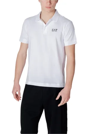 EA7 Topp, Herr, 2Xl, Bomull, Core Identity stretch-cotton pikétröja