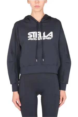 Stella McCartney Sweatshirts & Hoodies, Dam, XS, Bomull, Scuba Sweatshirt med logga