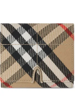 Burberry Accessoarer, Dam, ONE Size, Läder, Sand Trifold Wallet