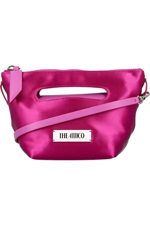 The Attico Väska, Dam, ONE Size, Fuxia Tote Bag med avtagbar rem