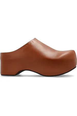 Marni Skor, Dam, 36 EU, Läder, Chunky Lädersandaler
