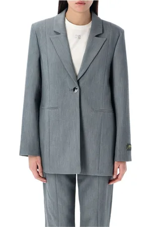 Ganni Jacka, Dam, S, Polyester, Future Suiting Blazer