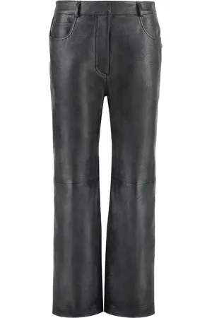 Stella McCartney Byxor, Dam, S, Läder, Byxor i fejk läder med platta fickor