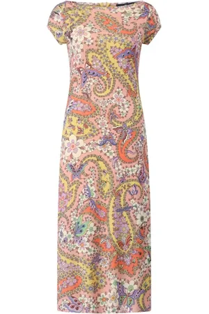 Etro Klänning, Dam, M, Blommig Midi Klänning
