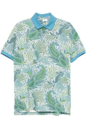 Etro Topp, Herr, M, Bomull, Paisley Pikétröja