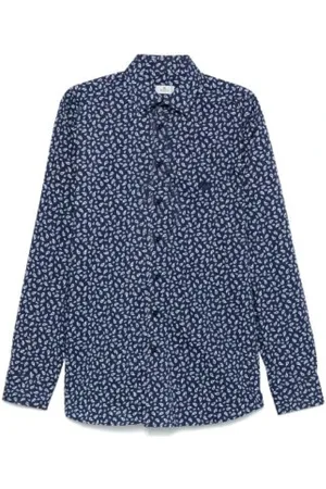Etro Skjorta, Herr, 2Xl, Bomull, Cashmere Motif Skjorta