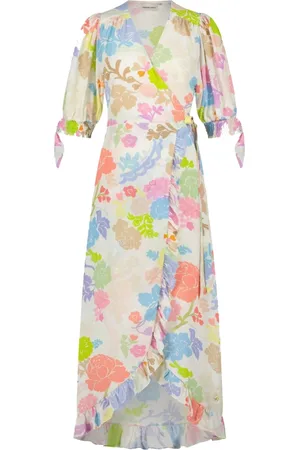 Fabienne Chapot Klänning, Dam, XS, Caribbean Chintz Ruffle Dress