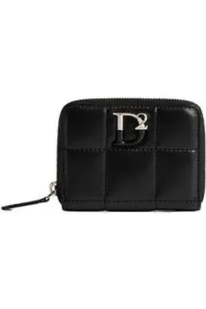 Dsquared2 Accessoarer, Dam, ONE Size, Läder, Mjuk Statement Plånbok