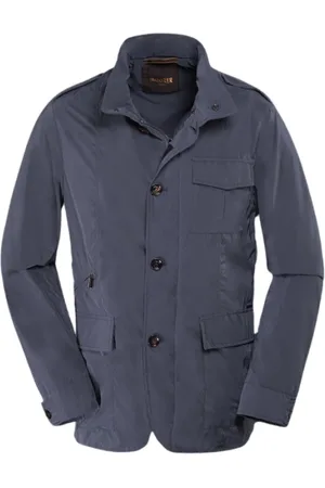 MOORER Jacka, Herr, 2Xl, Iridescent Field Jacket med Dold Huva
