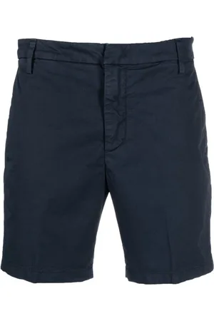 Dondup Shorts, Herr, W32, Bomull, Blå Bomullsshorts Ovan Knälängd
