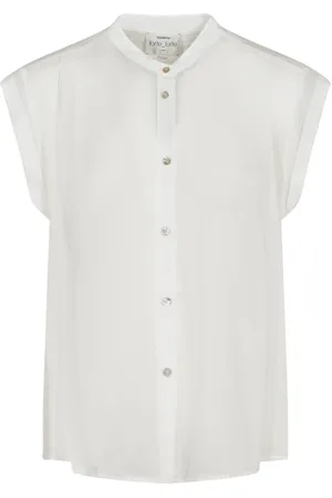 FORTE FORTE Blusar & Skjortor , Dam, M, Bomull, Vit Elegant Topp