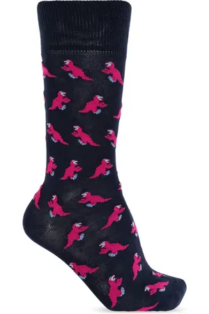 Paul Smith Underkläder, Herr, ONE Size, Bomull, Bomullsstrumpor med dinosauriemotiv