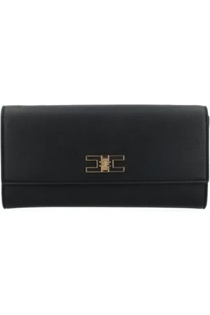 Elisabetta Franchi Väska, Dam, ONE Size, Läder, Svart Crossbody-väska
