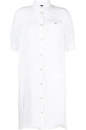 FAY Klänning, Dam, M, Linne, Linen Chemisier Klänning