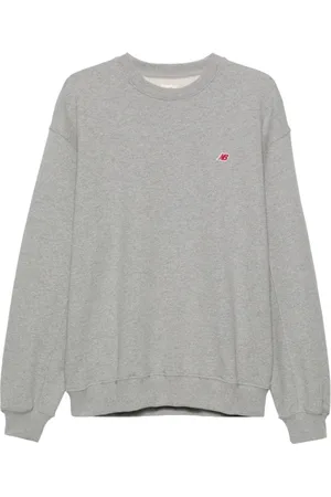 New Balance Sweatshirts & Hoodies, Herr, M, Grå Sweatshirt Kollektion