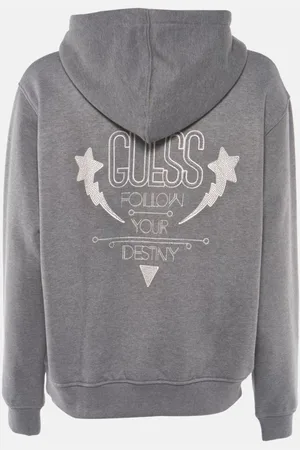 Guess Sweatshirts & Hoodies, Herr, M, Bomull, Shiny Cord Hoodie