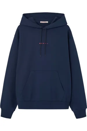 Marni Sweatshirts & Hoodies, Herr, L, Bomull, Logo Hoodie