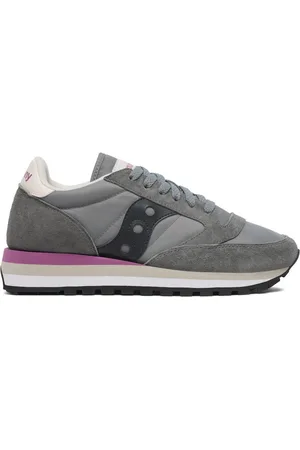 Saucony Skor, Dam, 38 1/2 EU, Polyester, Grå Sneakers Triple Mellansula Komfort