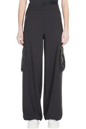 Max Mara Byxor, Dam, S, Polyester, Cargo Byxor i Tekniskt Tyg