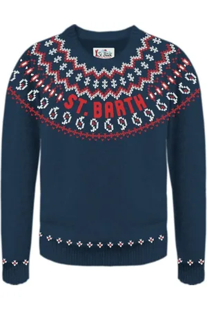 MC2 SAINT BARTH Stickade tröjor & koftor, Herr, L, Stiliga Sweaters Kollektion