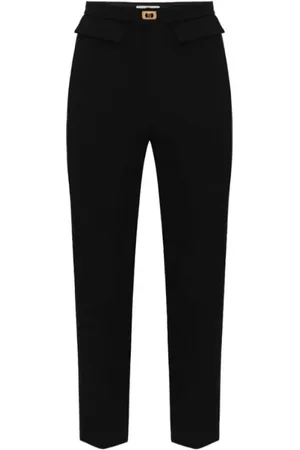 Elisabetta Franchi Byxor, Dam, M, Slim Byxor med logotyp
