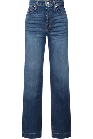7 for all Mankind Jeans, Dam, W29, Bomull, Hög Midja Flared Jeans