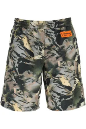 Heron Preston Shorts, Herr, XS, Shorts med abstrakt tryck