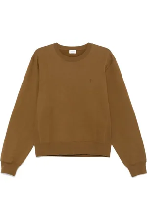 Saint Laurent Sweatshirts & Hoodies, Herr, S, Mjuk Sweat Base Molleton Stil