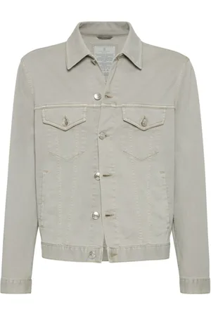 Brunello Cucinelli Jacka, Herr, 6Xl, Bomull, Knäppt Kappa med Fickor