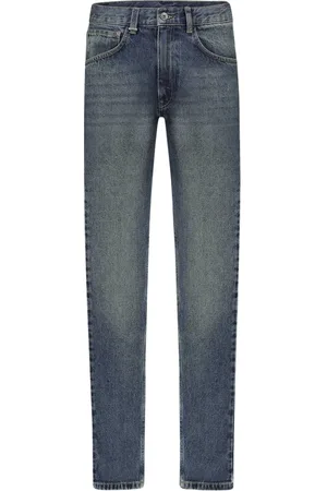 FLÂNEUR Flâneur, Jeans, Herr, W28, Bomull, Mörk Indigo Slim Jeans
