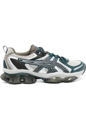 Asics Skor, Herr, 41 1/2 EU, Mörkgrön Kinetic Sneakers