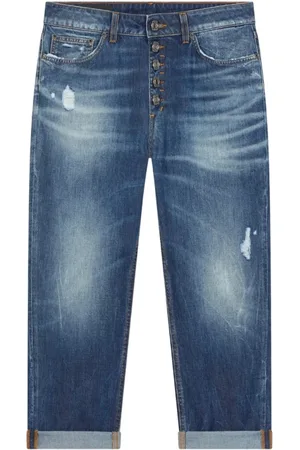 Dondup Jeans, Dam, W27, Vintage Tvättade Jeans med Relaxed Fit