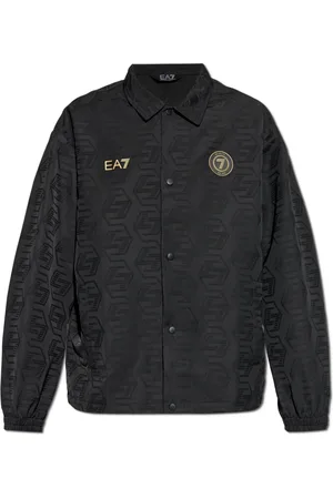 EA7 Jacka, Herr, S, Polyester, Jacka med logotypemblem