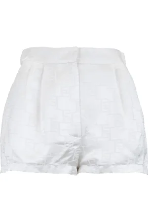Elisabetta Franchi Shorts, Dam, M, Polyester, Zipper Shorts med logodetalj