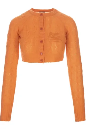 Etro Stickade tröjor & koftor, Dam, S, Kashmir, Cashmere Cable-Knit Cardigan