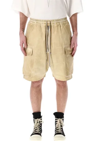 Rick Owens Shorts, Herr, M, Bomull, Cargo Shorts Pergament Ss25