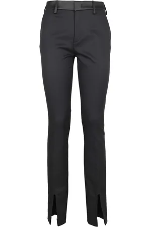 Dondup Byxor, Dam, M, Mocka, Eleganta Smockade Byxor