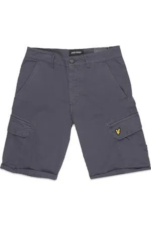Lyle & Scott Shorts, Herr, W30, Bomull, Cargo Pants Mörkblå Bermuda-stil