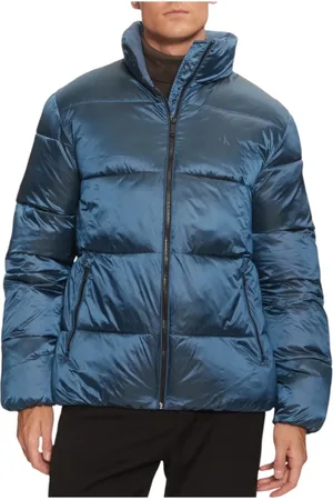 Calvin Klein Jacka, Herr, L, Nylon, Two Tone Puffer Jacket