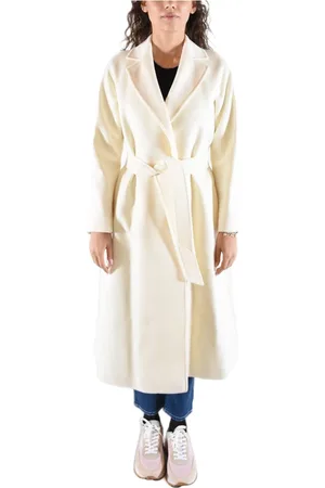 Max Mara Kappa, Dam, M, Lång ullkappa med bälte