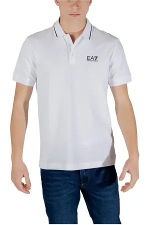 EA7 Topp, Herr, M, Bomull, Short Sleeve Polo