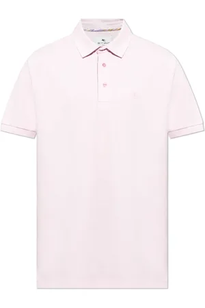 Etro Topp, Herr, M, Bomull, Pikétröja med broderad logotyp