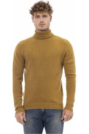 ALPHA STUDIO Stickade tröjor & koftor, Herr, L, Tidlös Turtleneck Sweater
