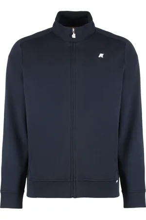 K-Way Sweatshirts & Hoodies, Herr, 2Xl, Bomull, Bomulls-Hoodie med Logotyp-lapp