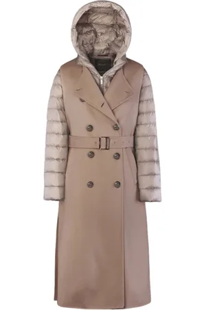MOORER Kappa, Dam, 2Xs, Mångsidig Dubbelvävd Cashmere/Ull Gilet med Avtagbar Dunjacka