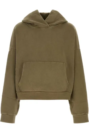 Entire Studios Sweatshirts & Hoodies, Herr, S, Bomull, Oversize Armégrön Bomullströja